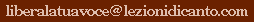 Email libro canto